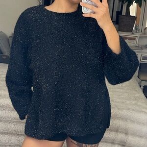 H&M size Medium used Cozy Black Sweater for Women in great condition